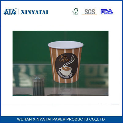 China Aangepaste Disposable Warme Drank Paper Cups / Geïsoleerde recyclebaar enkele Wall Paper Cup leverancier