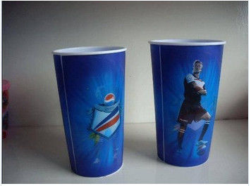 China Football Star Gedrukt papier Popcorn Containers met Deksels, Popcorn Packaging Bakken en Cups leverancier