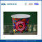 4oz Gedrukt Frozen Yoghurt Paper Cup, Disposable Ice Cream Cups met PE gecoat papier leverancier