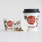 Printen koffie en warme chocolademelk Single Wall Paper Cups, gerecycled papier drinken Kopjes met Deksels leverancier